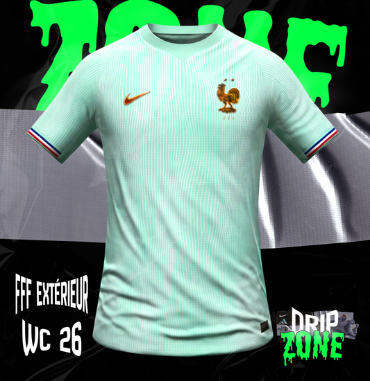 Maillot France Nike FFF Extérieur Match Coupe du Monde 2026
