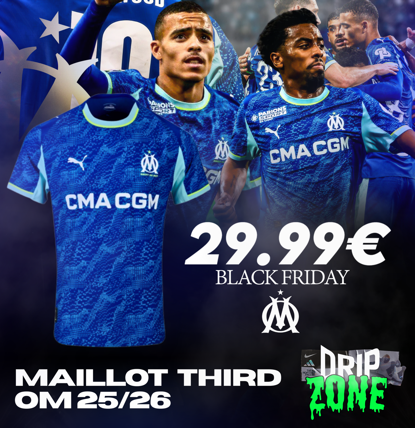 Maillot Authentique OM Third 25/26