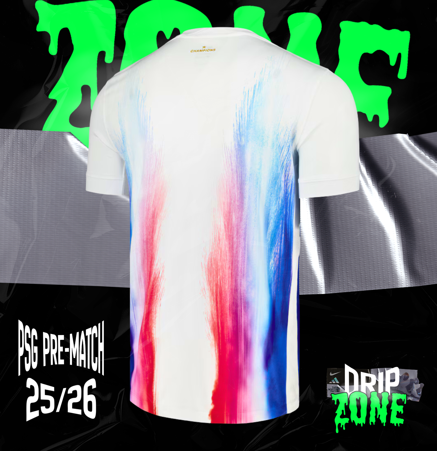 Maillot Pre-Match PSG Nike Dri-FIT Édition Spéciale LDC - Blanc