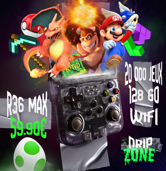 Console de jeux Retro Gaming Portable R36 MAX 128GO